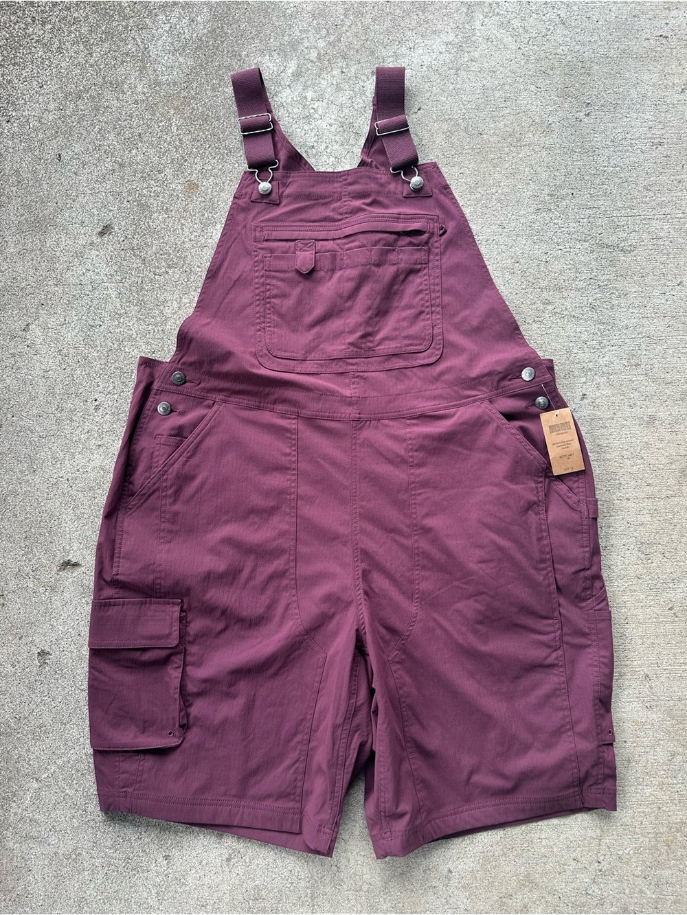 Duluth Trading Co Heirloom Gardening 7" Short Overalls Size 1X